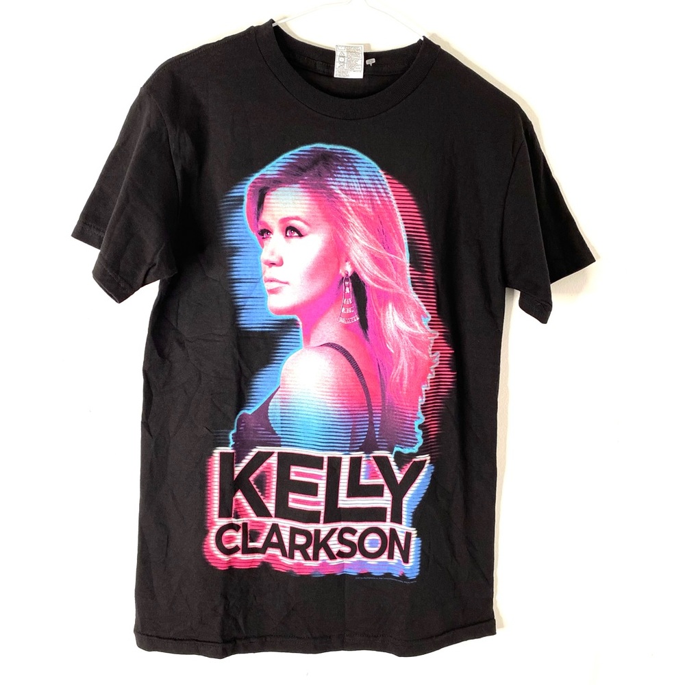 Kelly Clarkson Black Graphic Summer Tour 2013 Tour Tee NWOT